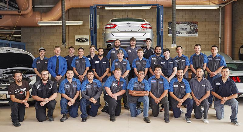 Automotive students